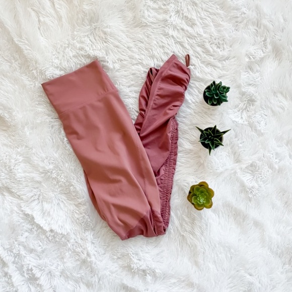 Fabletics Pink Cashel Foldover PureLuxe Legging - Picture 7 of 11
